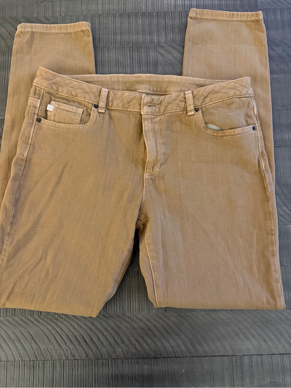 Women’s MK Straight Jeans in Camel Brown
